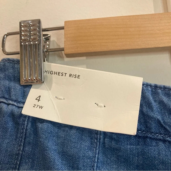 AMERICAN EAGLE Sz 4 High Rise Pleated Tennis Style Unlined Skater Skirt NEW - Picture 3 of 11